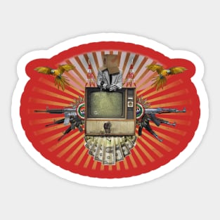 The Revolution Will Not Be Televised Sticker